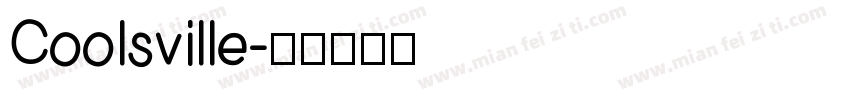Coolsville字体转换