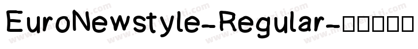 EuroNewstyle-Regular字体转换