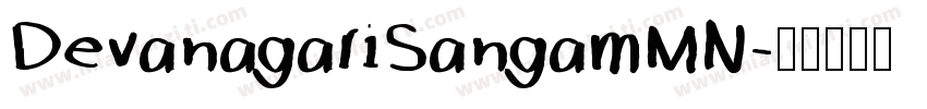 DevanagariSangamMN字体转换