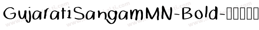 GujaratiSangamMN-Bold字体转换