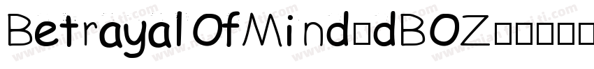 BetrayalOfMind-dBOZ字体转换
