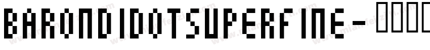 BaronDidotSuperFine字体转换