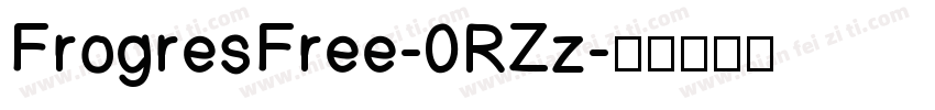 FrogresFree-0RZz字体转换