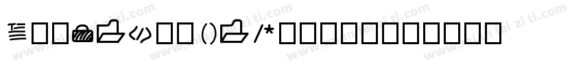 CoreSansESW15-55字体转换