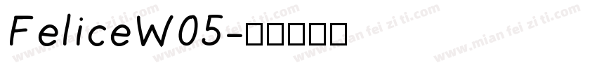 FeliceW05字体转换