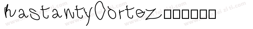 RastantyCortez字体转换