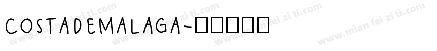 costademalaga字体转换