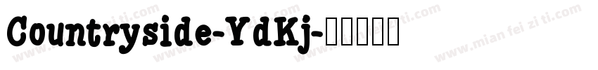 Countryside-YdKj字体转换