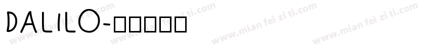 DALILO字体转换