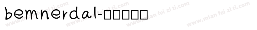 bemnerdal字体转换