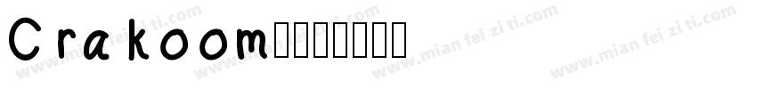 Crakoom!字体转换