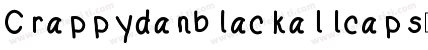 Crappydanblackallcaps-Wp1V字体转换