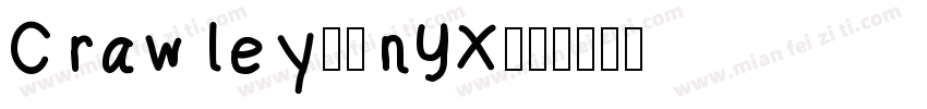 Crawley-0nYX字体转换