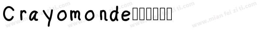 Crayomonde字体转换