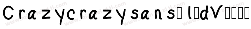 Crazycrazysans-l8dV字体转换