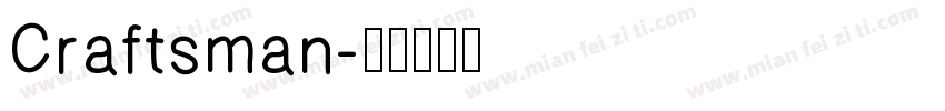 Craftsman字体转换