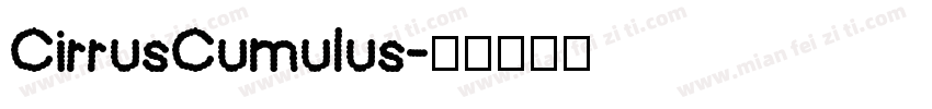 CirrusCumulus字体转换