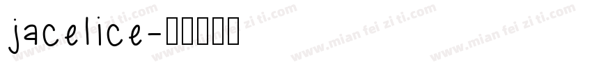 jacelice字体转换