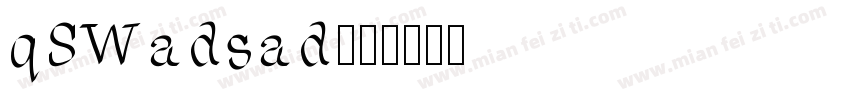 qSWadsad字体转换