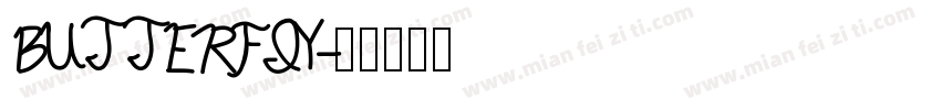 BUTTERFIY字体转换
