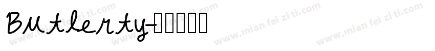 Butlerty字体转换