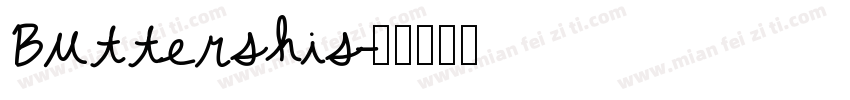 Buttershis字体转换