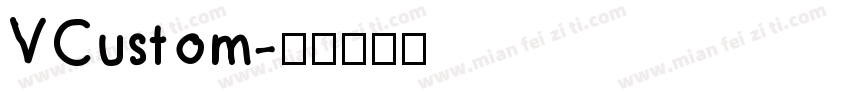 VCustom字体转换