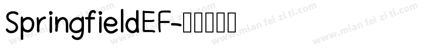 SpringfieldEF字体转换