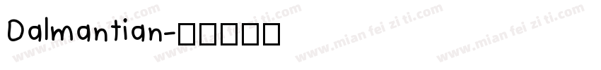 Dalmantian字体转换