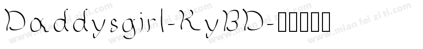 Daddysgirl-KyBD字体转换
