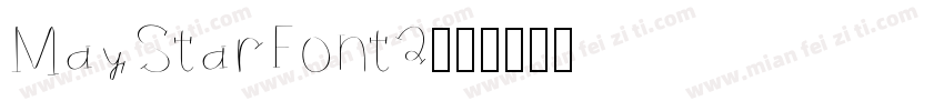 MayStarFont2字体转换