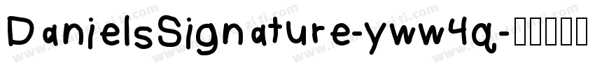 DanielsSignature-yww4q字体转换