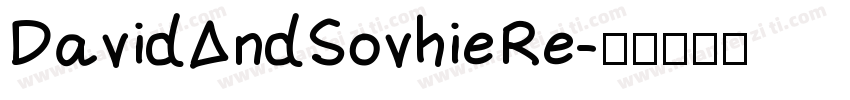 DavidAndSovhieRe字体转换