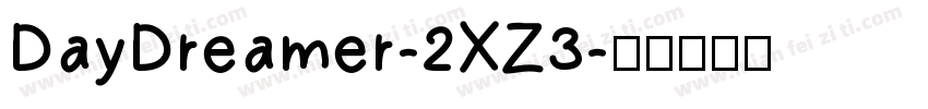DayDreamer-2XZ3字体转换