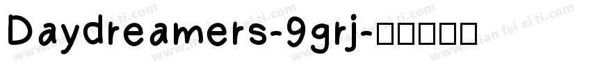 Daydreamers-9grj字体转换