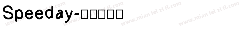 Speeday字体转换