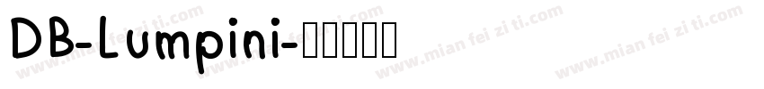 DB-Lumpini字体转换