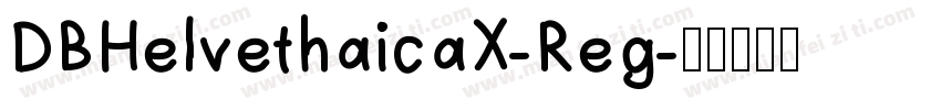 DBHelvethaicaX-Reg字体转换