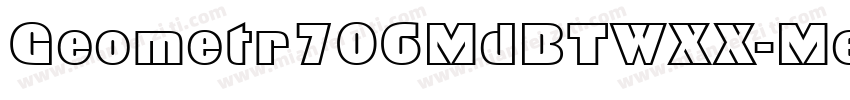 Geometr706MdBTWXX-Me字体转换