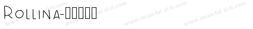 Rollina字体转换