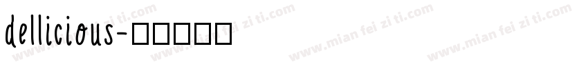 dellicious字体转换