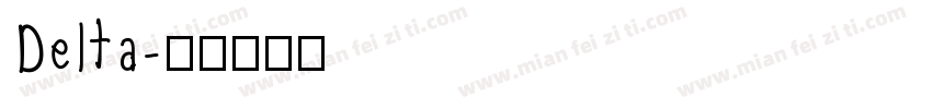 Delta字体转换