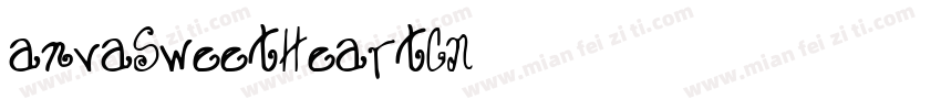 anvaSweetHeartCN字体转换