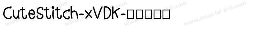 CuteStitch-xVDK字体转换