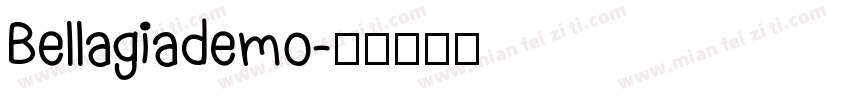 Bellagiademo字体转换