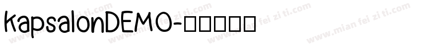 KapsalonDEMO字体转换