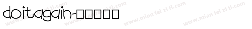 doitagain字体转换