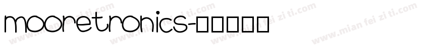 mooretronics字体转换