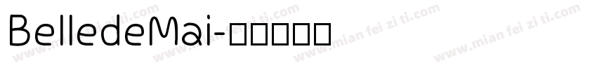 BelledeMai字体转换
