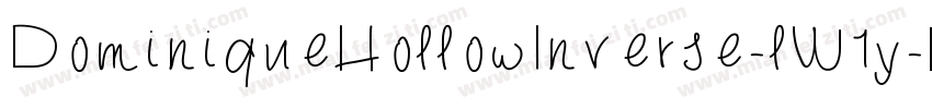 DominiqueHollowInverse-lW1y字体转换